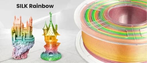 JAMG HE Silk PLA Rainbow / جامج هي PLA سيلك قوس قزح