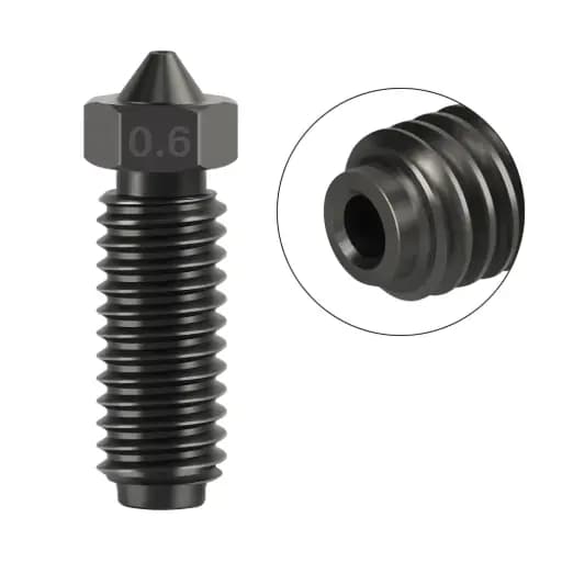 Hardened Steel Nozzle For Anycubic Kobra 3 / فوهة فولاذ مقوّى