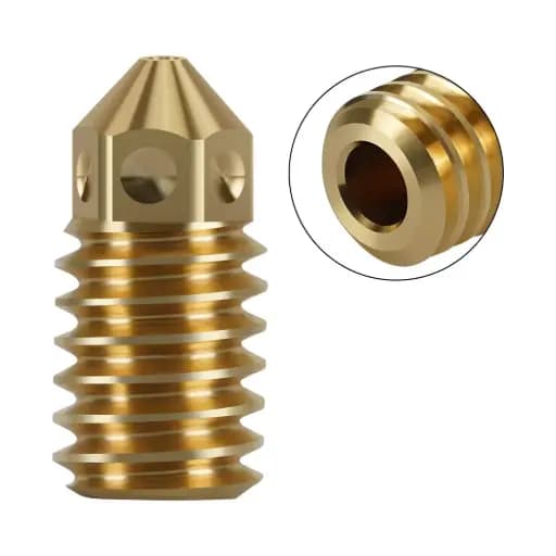 Bambu A1 Mini replaceable brass nozzle / فوهة نحاسي