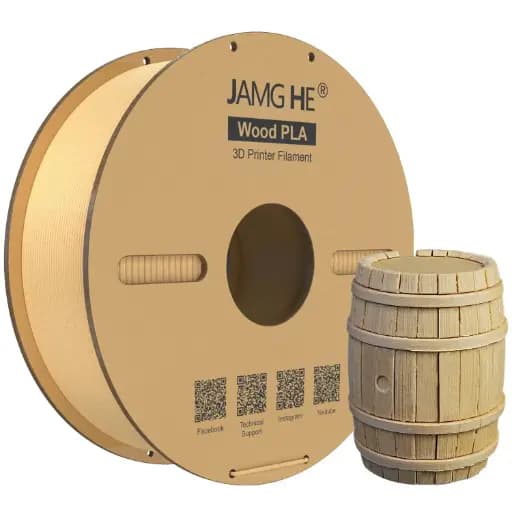 JAMG HE Wood PLA / فلمنت جامج هي PLA خشبي