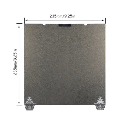 Double sided pei sticker For CREALITY K1 / K1Cwith silicone brush 235*235mm / ملصق فرشاة سيليكون سيليكون