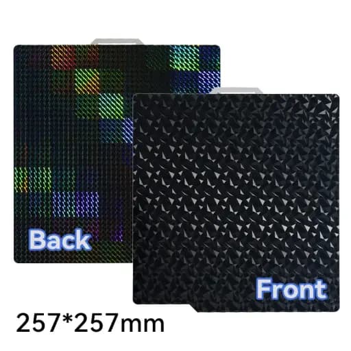 Double Sided Hotbed Sticker (peO+H1H) 257*257mm / ملصق سرير ساخن سرير ساخن ملصق
