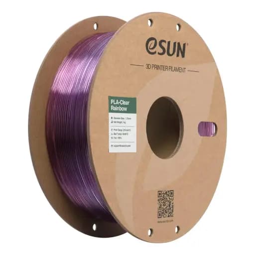 eSun PLA Clear Rainbow / فلمنت إيسن PLA شفّاف قوس قزح