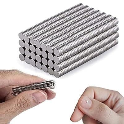 Neodymium Magnets Pack of 100 — 5×0.7mm / مغناطيس نيوديميوم علبة 100 قطعة مقاس 5×0.7