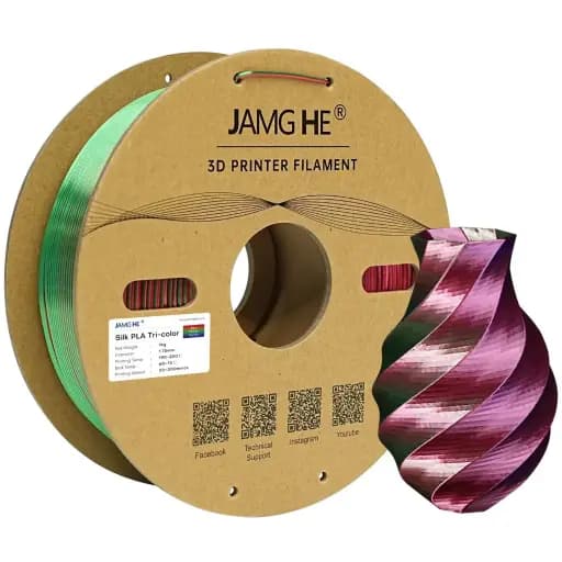 JAMG HE Silk PLA dual-Color / جامج هي PLA حريري ثنائي